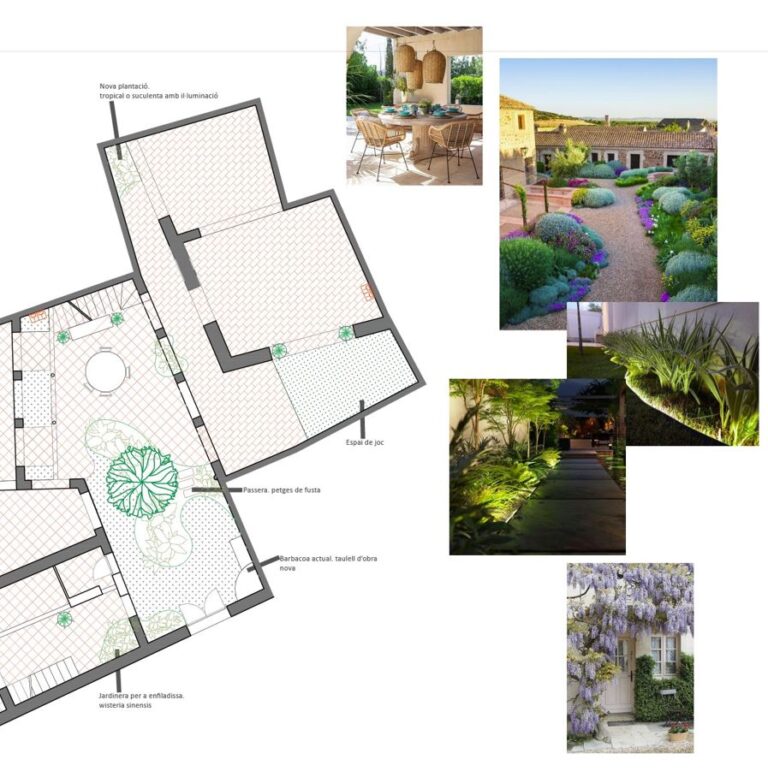 Disseny de jardí, molins de rei